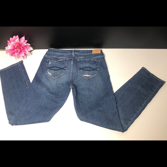 Abercrombie & Fitch distressed straight leg jeans - Picture 9 of 13